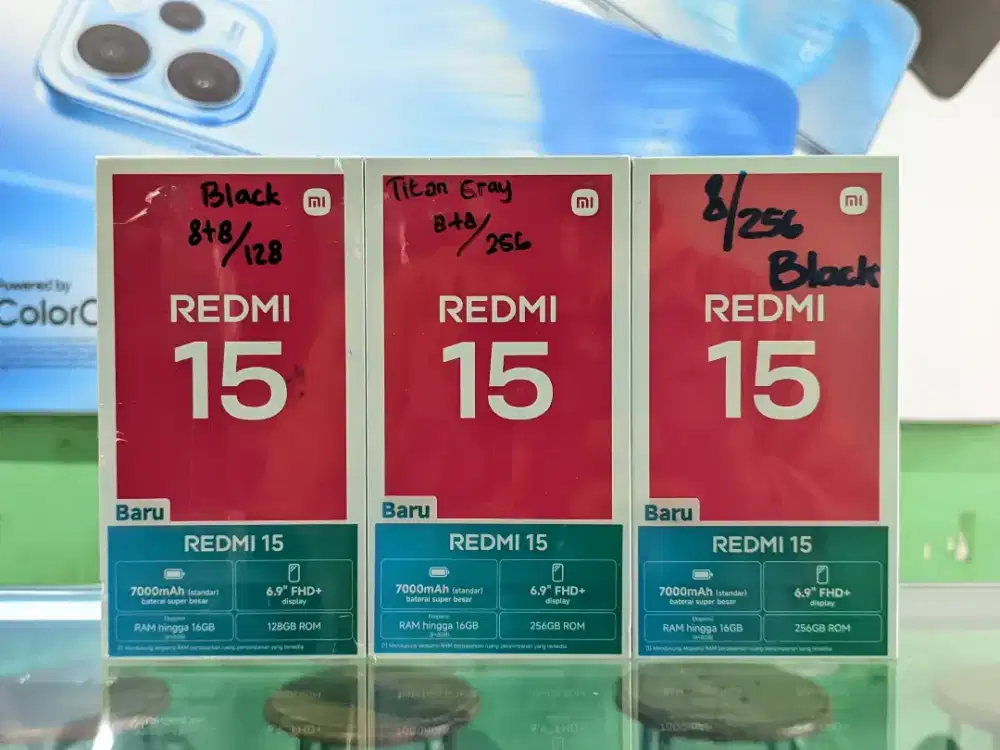 Redmi 15 8/128, 8/256