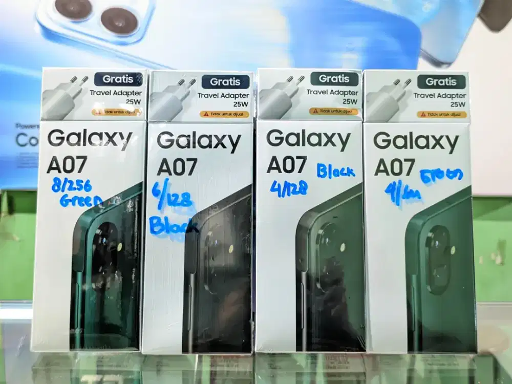 Samsung A07 4/64, 6/128, 8/256