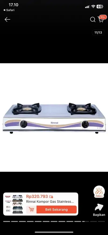 Kompor Rinai Asli