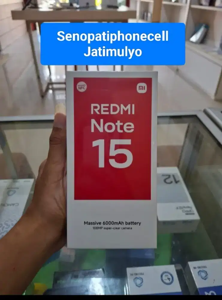 Redmi Note 15 Ram 8/128 GB Terbaru !!! Garansi Resmi