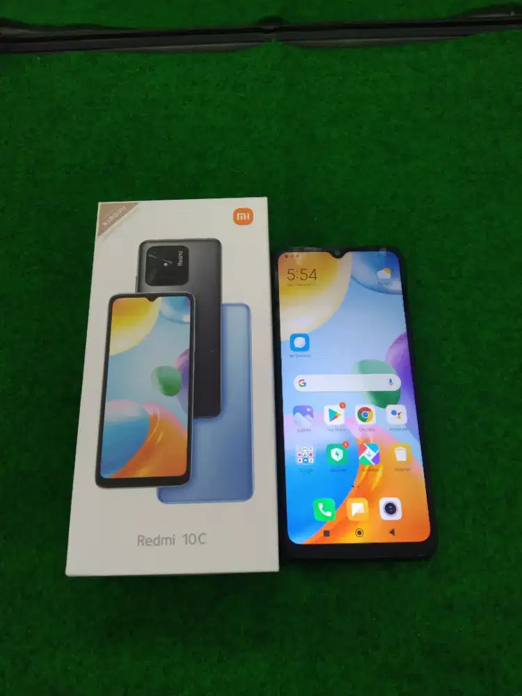 redmi 10C ram 4/128gb lengkap mulus