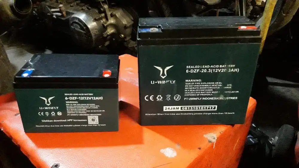 Aki Sepeda Motor Listrik Uwinfly