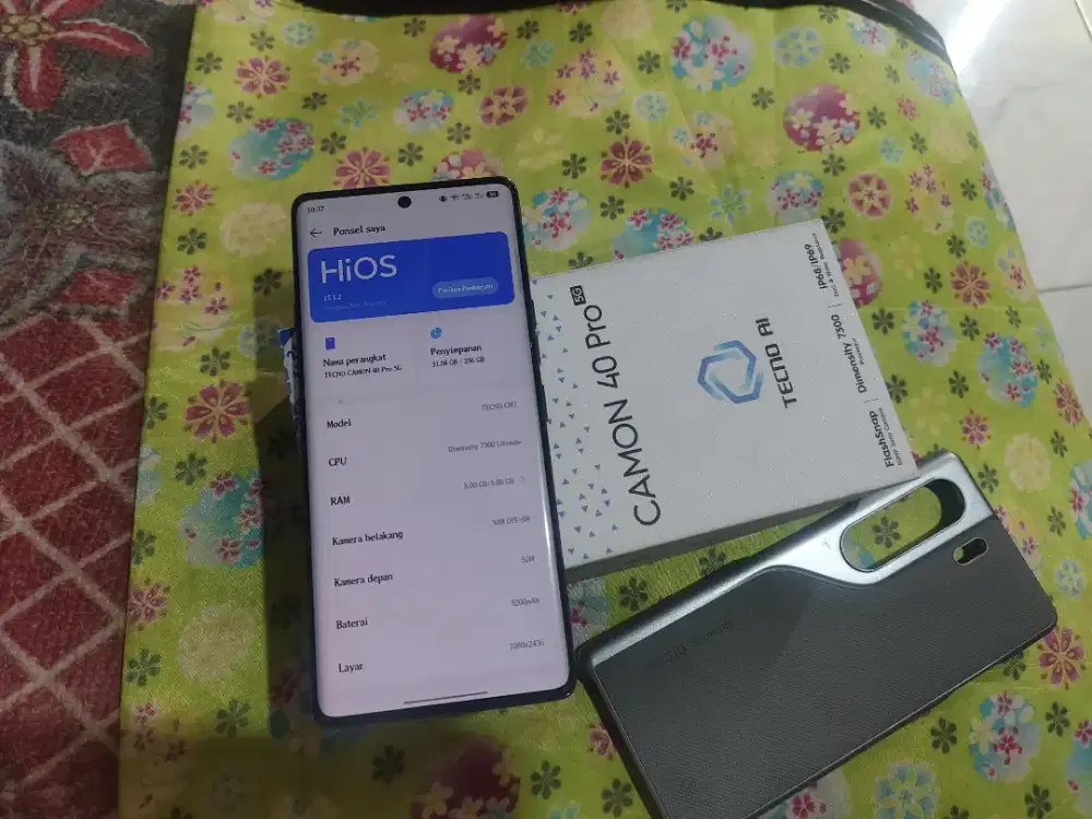 Techno camon 40 pro 5G 8/256