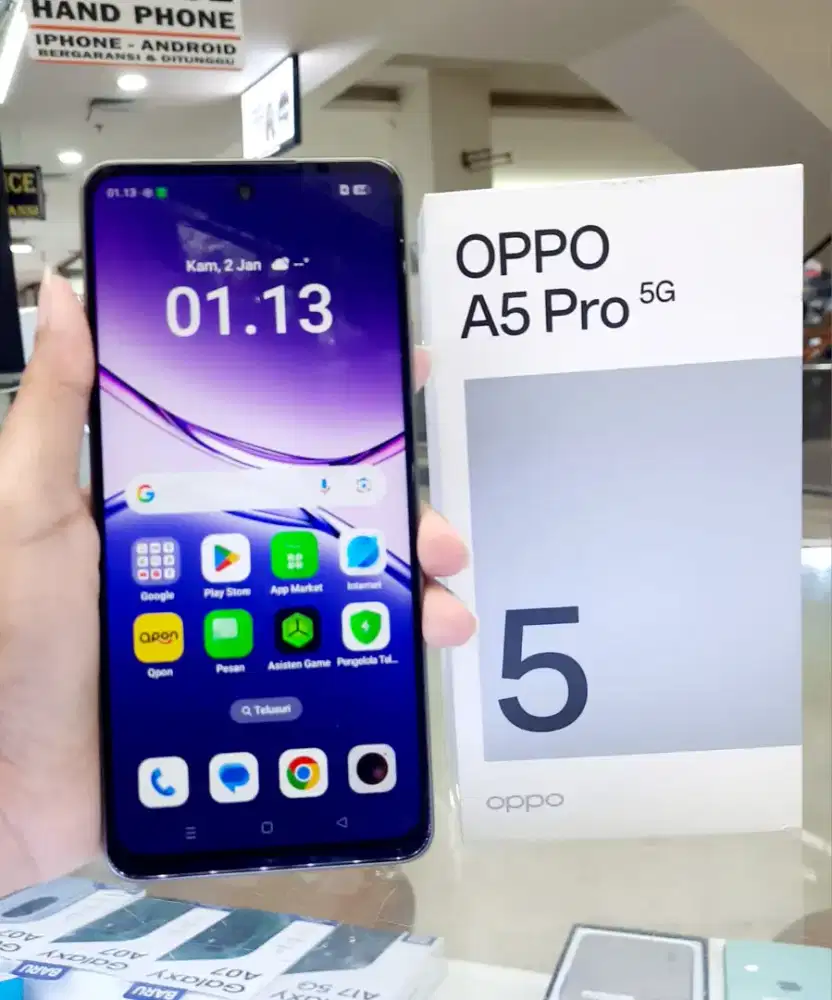Oppo A5 pro 5G 8/256 grs resmi