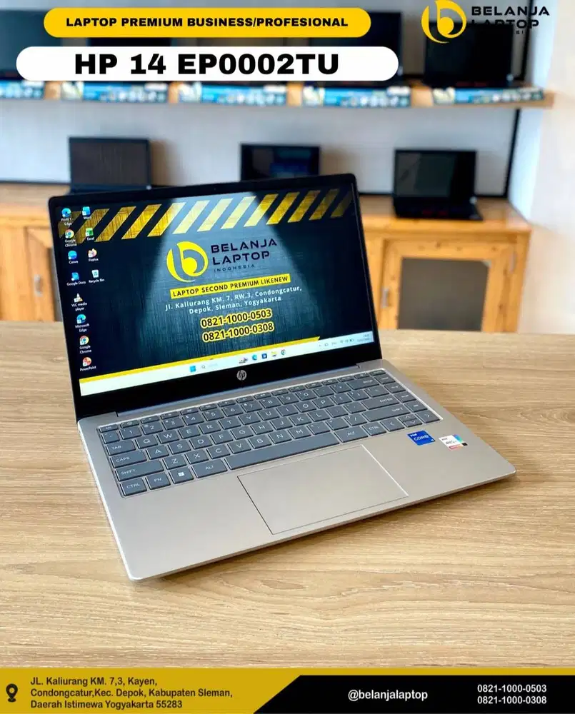 HP 14-ep0002TU /Intel Core i5-1335U/16GB/512GB/IrisXe/GARANSI ON!!