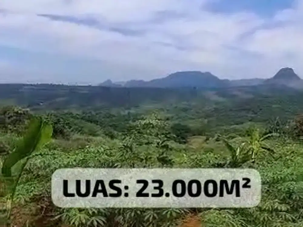 Jual Bu! Tanah Indah + Adem + Bebas Banjir - Sukadamai Jonggol, Bogor