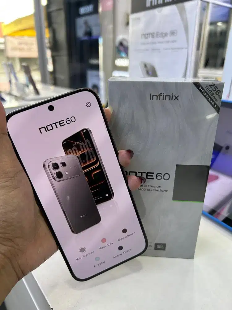 Infinix Note 60 8/256 New||Promo Harga Termurah