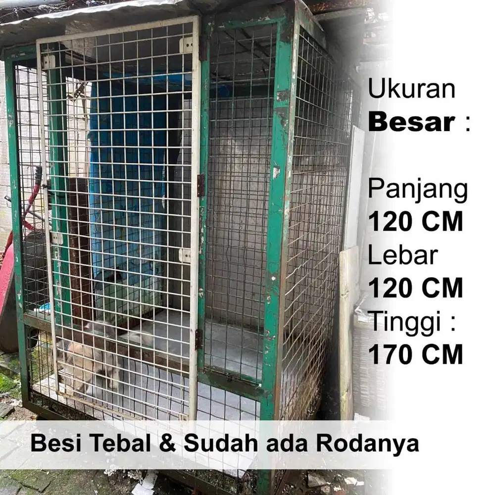 Kandang Anjing Kucing ukuran BESAR
