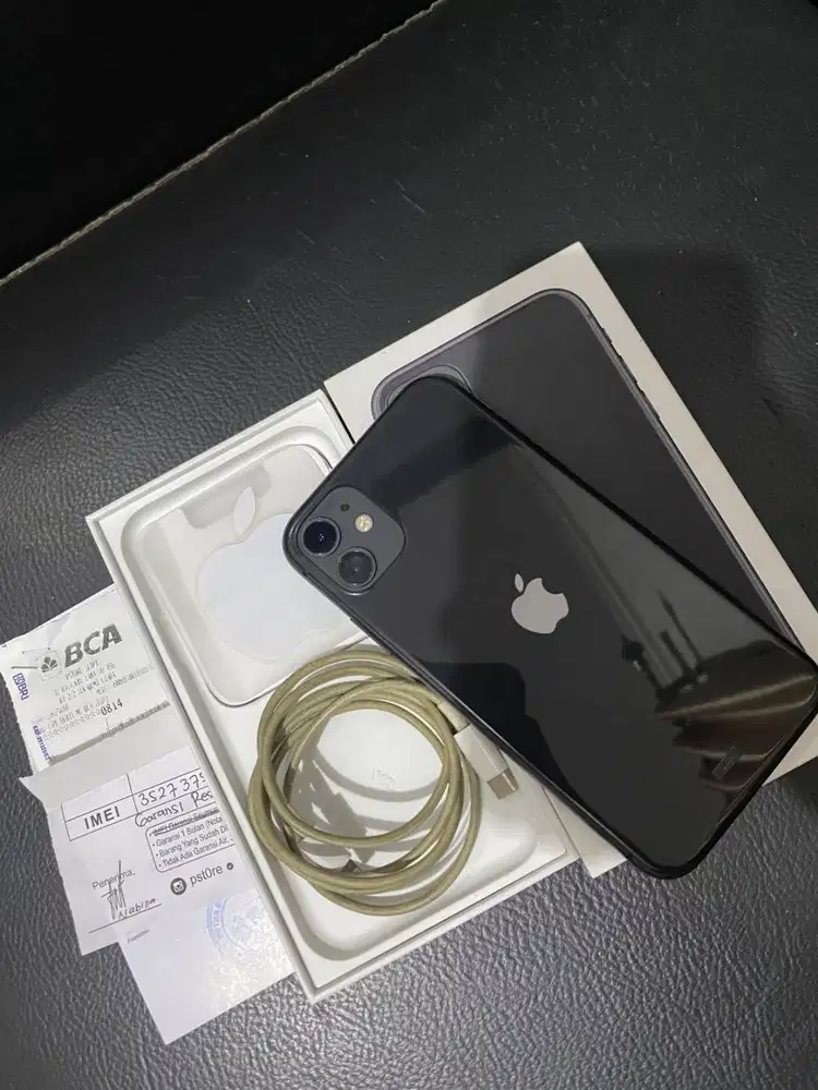 Iphone 11 64gb black ex blibli