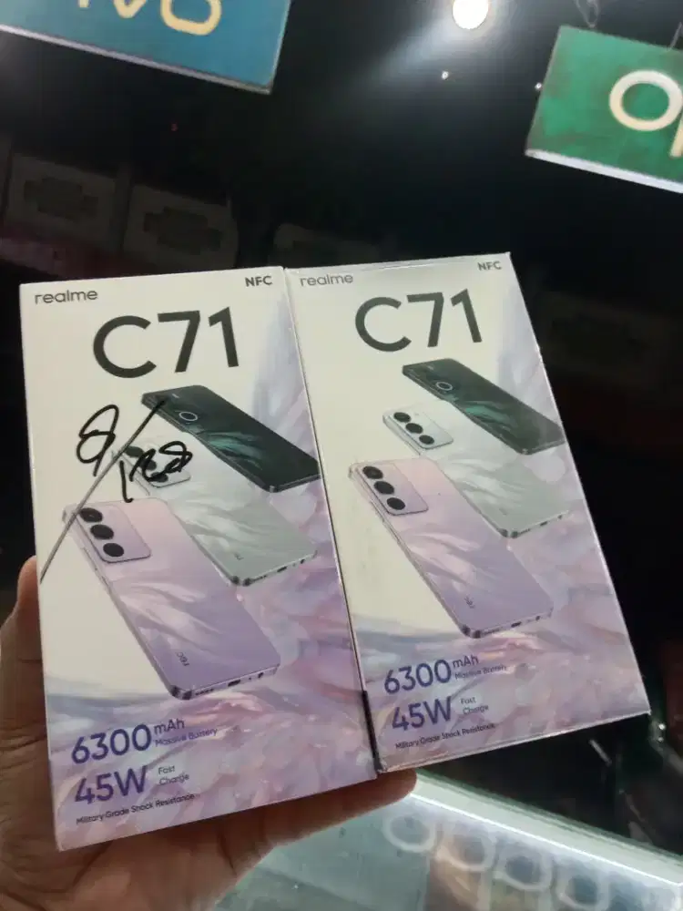 New Realme c71 ram8/128 garansi resmi 1 tahun