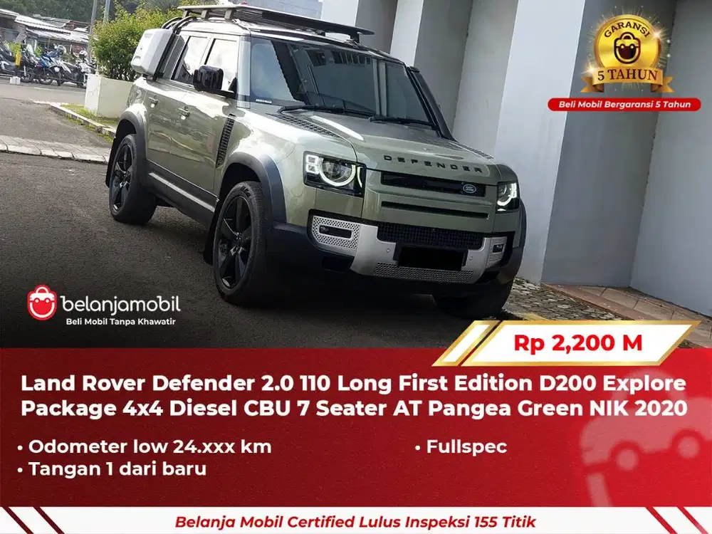 [7SEAT] Land Rover Defender 110 Long First Edition D200 4x4 2020/2021