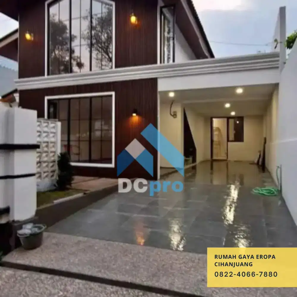 Rumah Eropa classic Cihanjuang dekat tol Pasteur