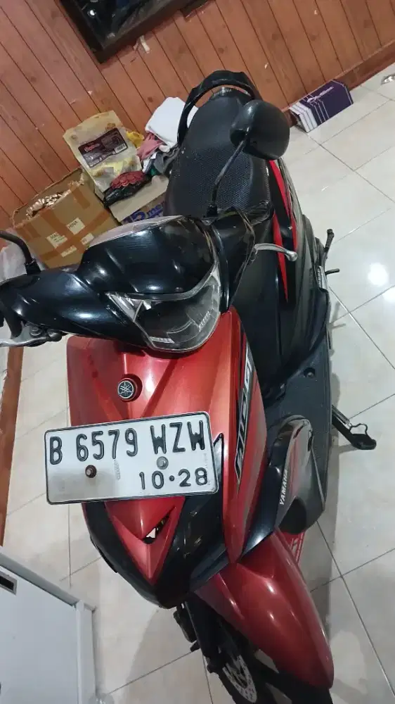 Yamaha Mio Soul GT CW FI tahun 2015 warna merah hitam