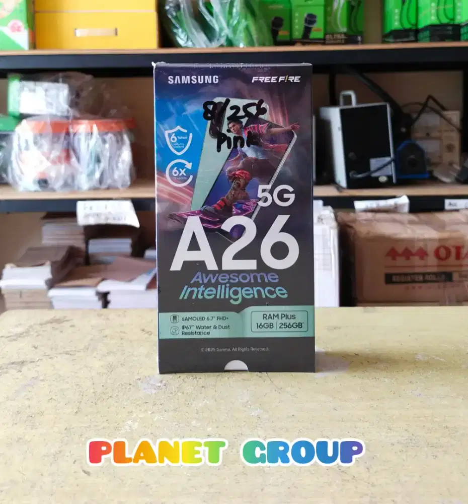 Samsung A26 5G jaminan garansi 12 bulan