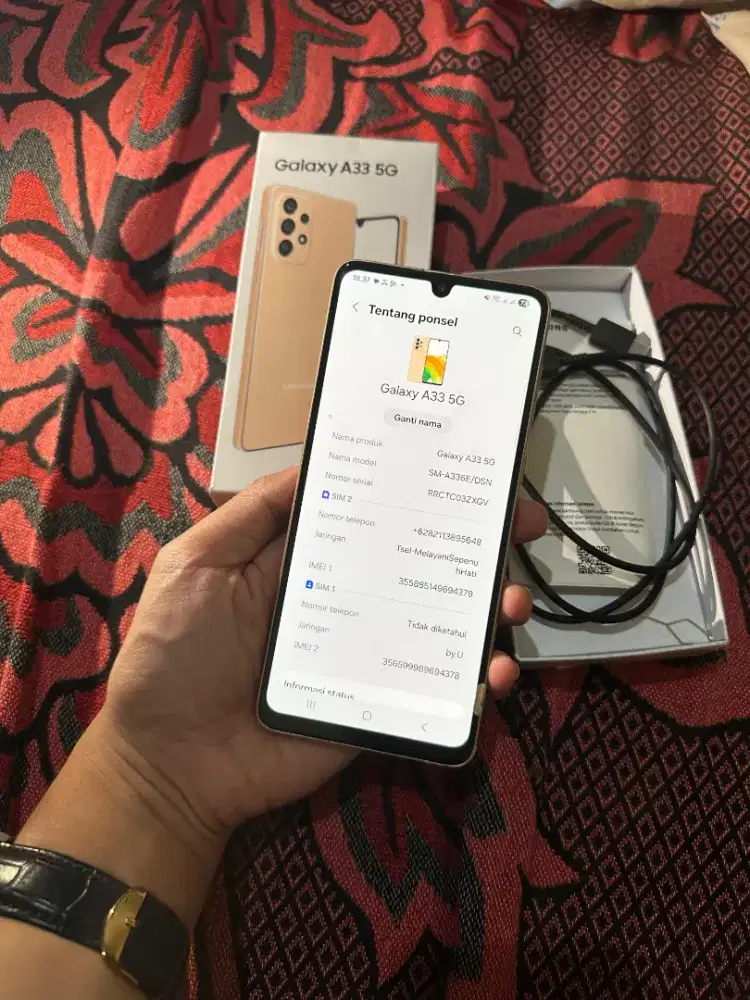 Samsung Galaxy A33 5g 8/128gb SEIN pearl fullset