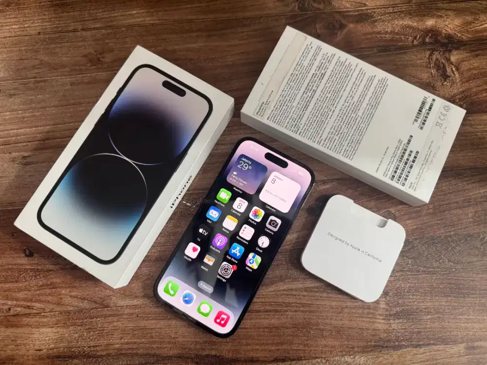 Apple Iphone 14 Pro 128GB Space Black Ex Ibox Lengkap Normal bisa COD