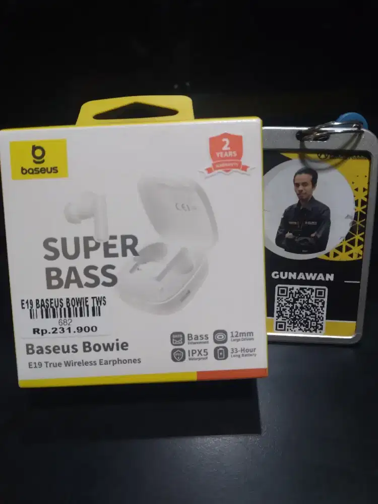 Headset BT BASEUS BOWIE E19 ATLANTIS DAHSYAT