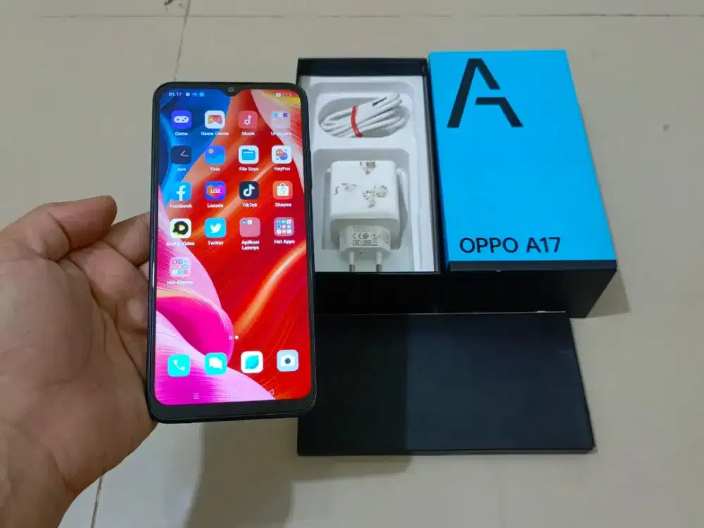 BUTUH UANG OPPO A17 RAM 6GB / 128GB 4G LTE 6.51in Fingerprint 5000Mah