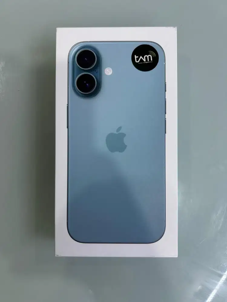 NEW IPHONE 16 128GB TEAL GRS NASIONAL