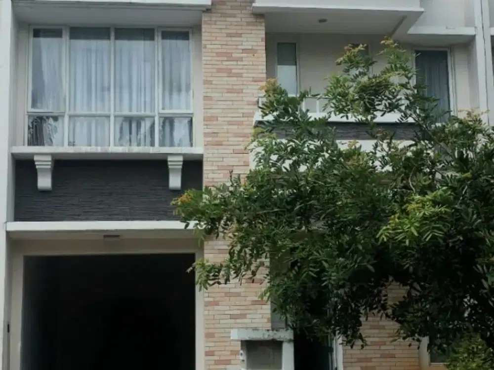 Rumah Full Furnished Scientia Gading Serpong Jual Rugi Surat SHM