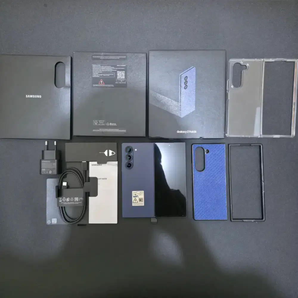 Samsung z fold 6 512gb sein navy fullset original berbonus