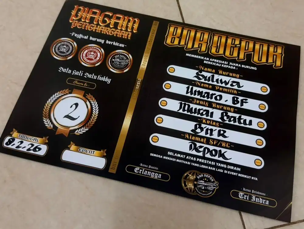 murai batu PRESTASIAN ANGET ORI HUTAN MAPAN