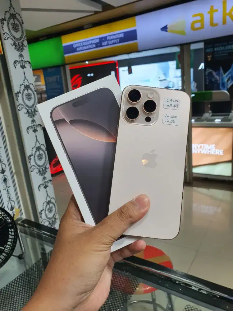 Iphone 16 PRO MAX 256 GB Resmi iBox Garansi ON