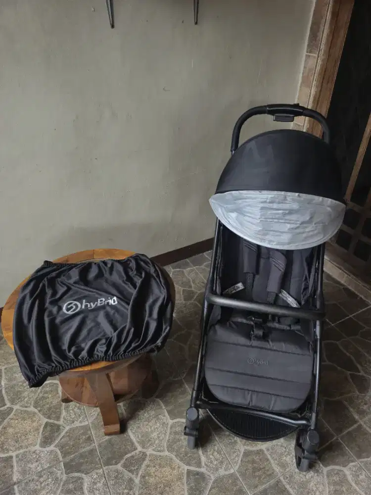 PRELOVED STROLLER HYBRID CABRIO EZYFOLD + TAS