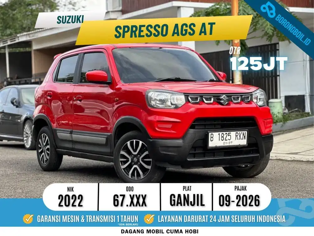 SUZUKI S-PRESSO 1.0 AGS AT 2022 SIAP PAKAI