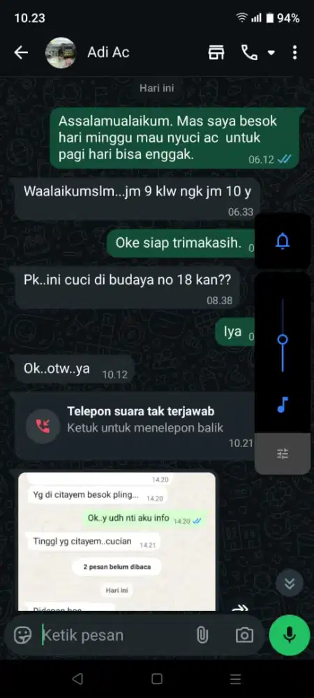 Ac bekas free pasang pipa 3m