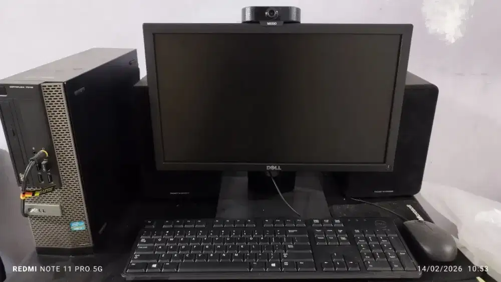 PC komputer 1 set merk DELL