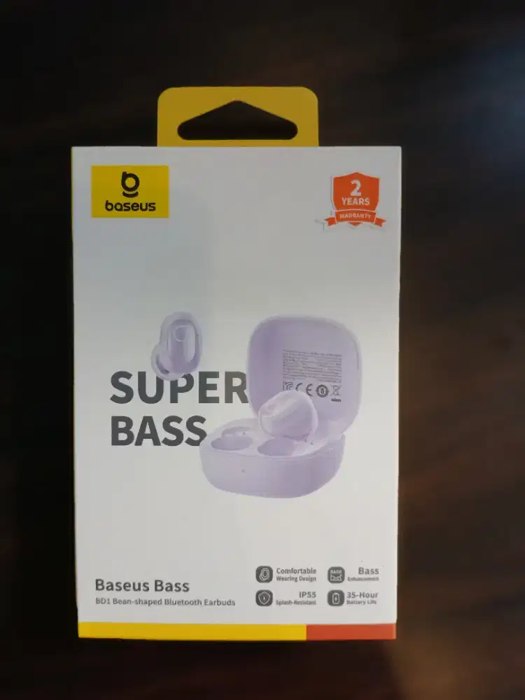 BASEUS TWS Mini Bass BD1 Bluetooth 5.4 Comfortable  35H Playing Time