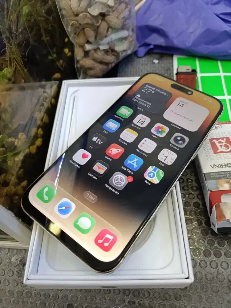 iPhone 14 Pro 128Gb inter hp+dus murah !!