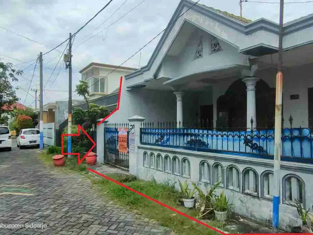 Dijual via lelang rumah perumahan dolog sidoarjo lokasi strategis