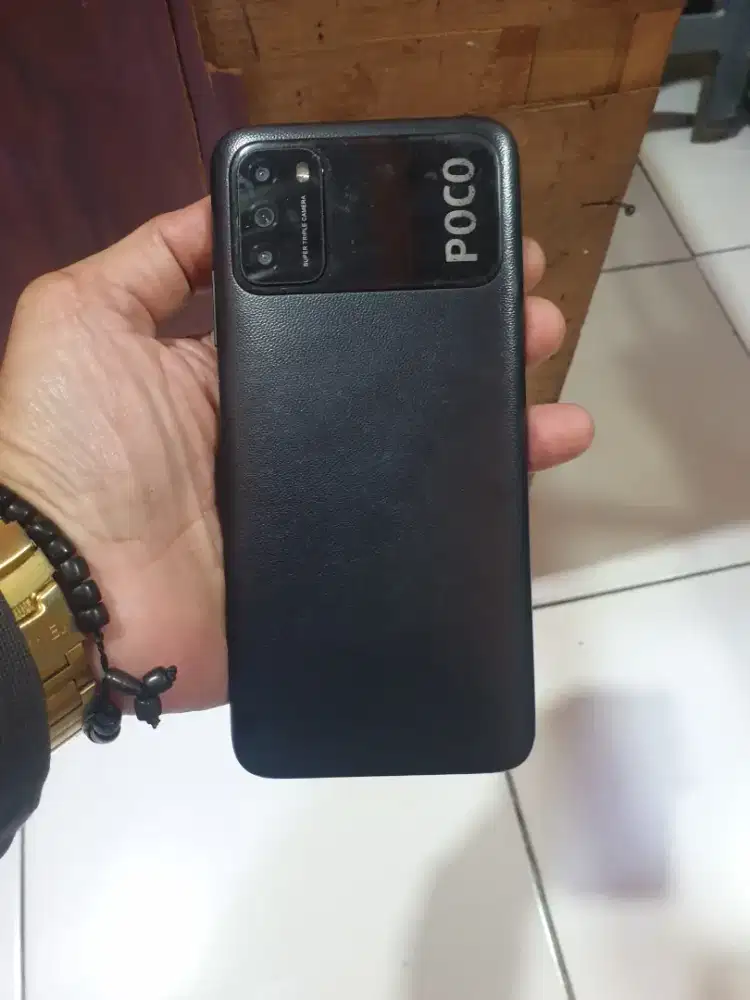 Poco m3 ram 4/64 hp+dus orian mulus min.sidik jari off gk tau knp