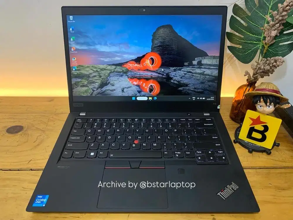 Laptop Bisnis Lenovo Thinkpad T14 Core i5 gen11 RAM 16 Good Condition