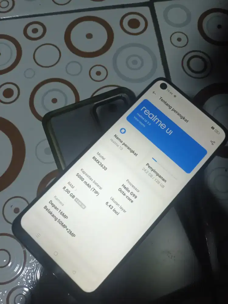 Realme 10 8+8/128 hp+kabel data tipe c