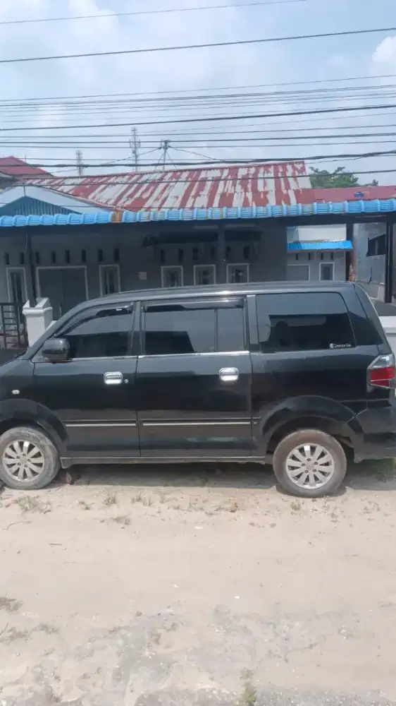 Suzuki APV ARENA 2009 warna hitam surat² lengkap Harga 78 JT nego