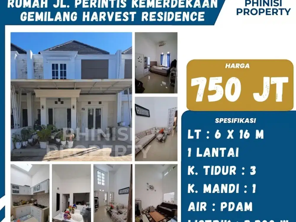 Dijual Rumah Jalan Perintis Kemerdekaan KM 18 Depan IndoGrosir