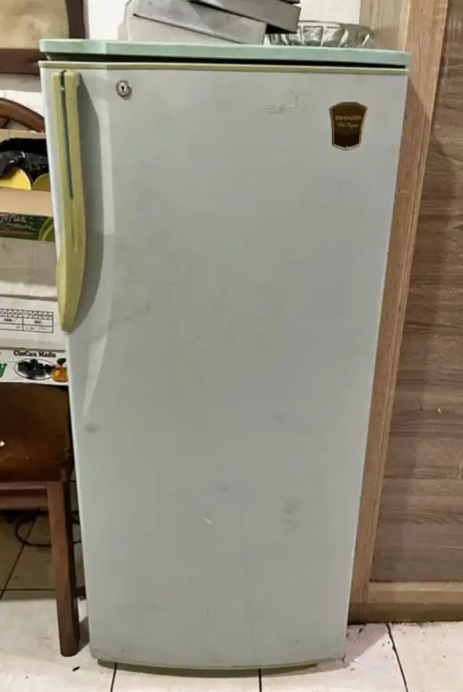 Kulkas 1 pintu & kipas dinding besar