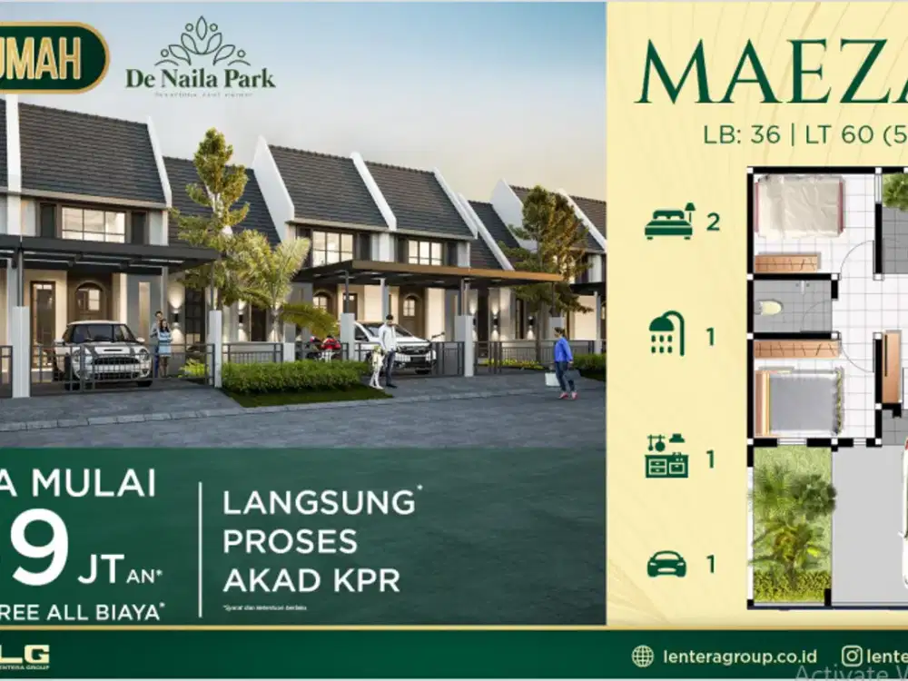 Rumah Baru di De Naila Park Gresik