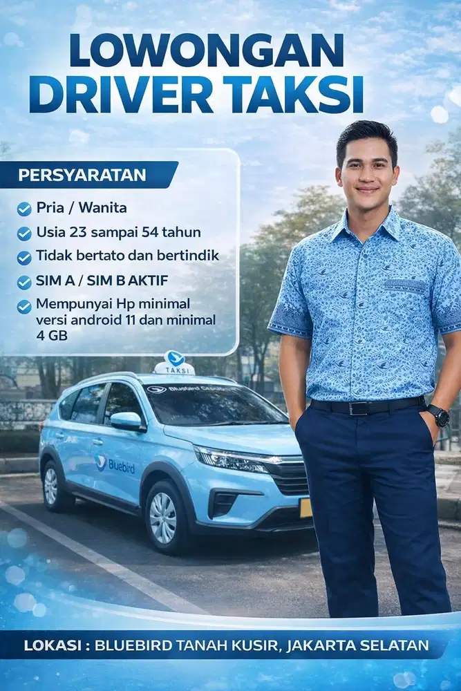 Lowongan Driver Bluebird