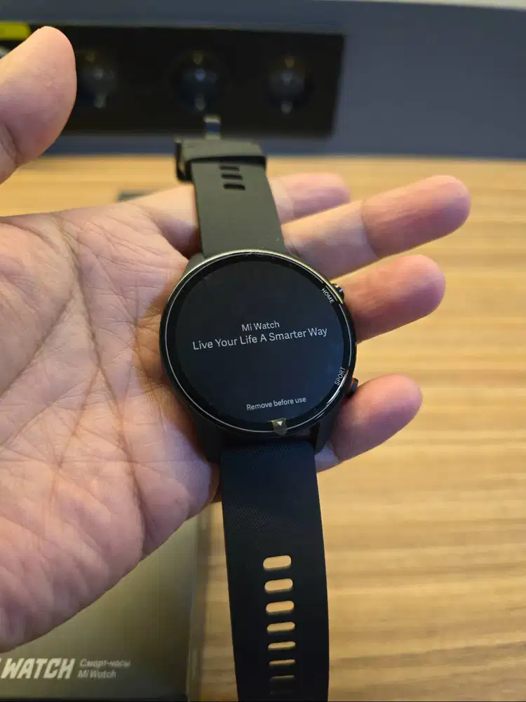 Xiaomi Mi Watch Hitam Like New Fullset Normal