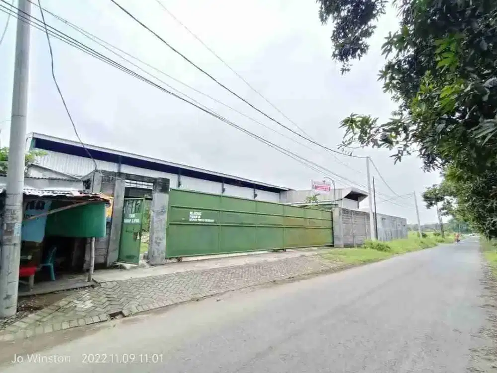 Dijual Gudang Raya Balongbendo Sidoarjo Dekat Tjiwi Kimia