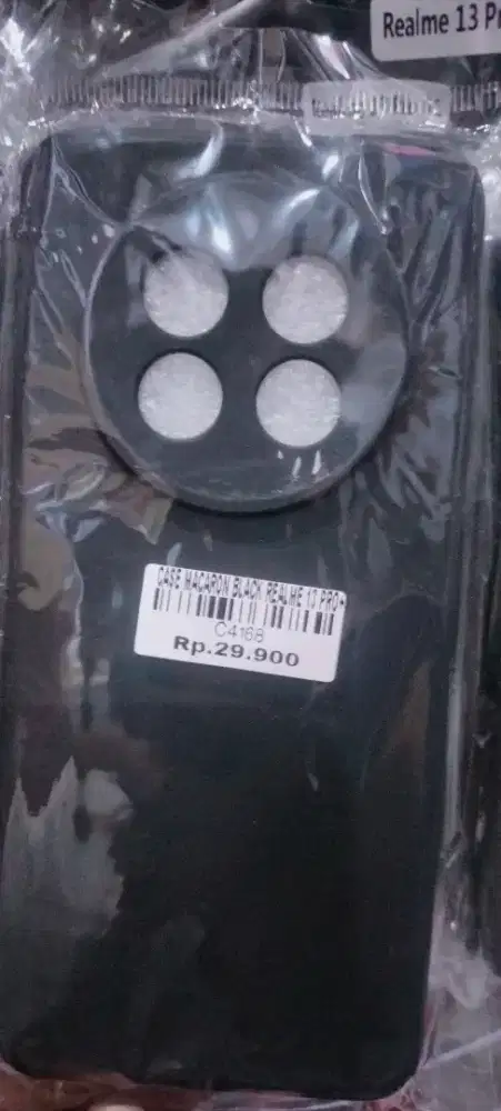 CASE MACARON BLACK RELAME 13 PRO+