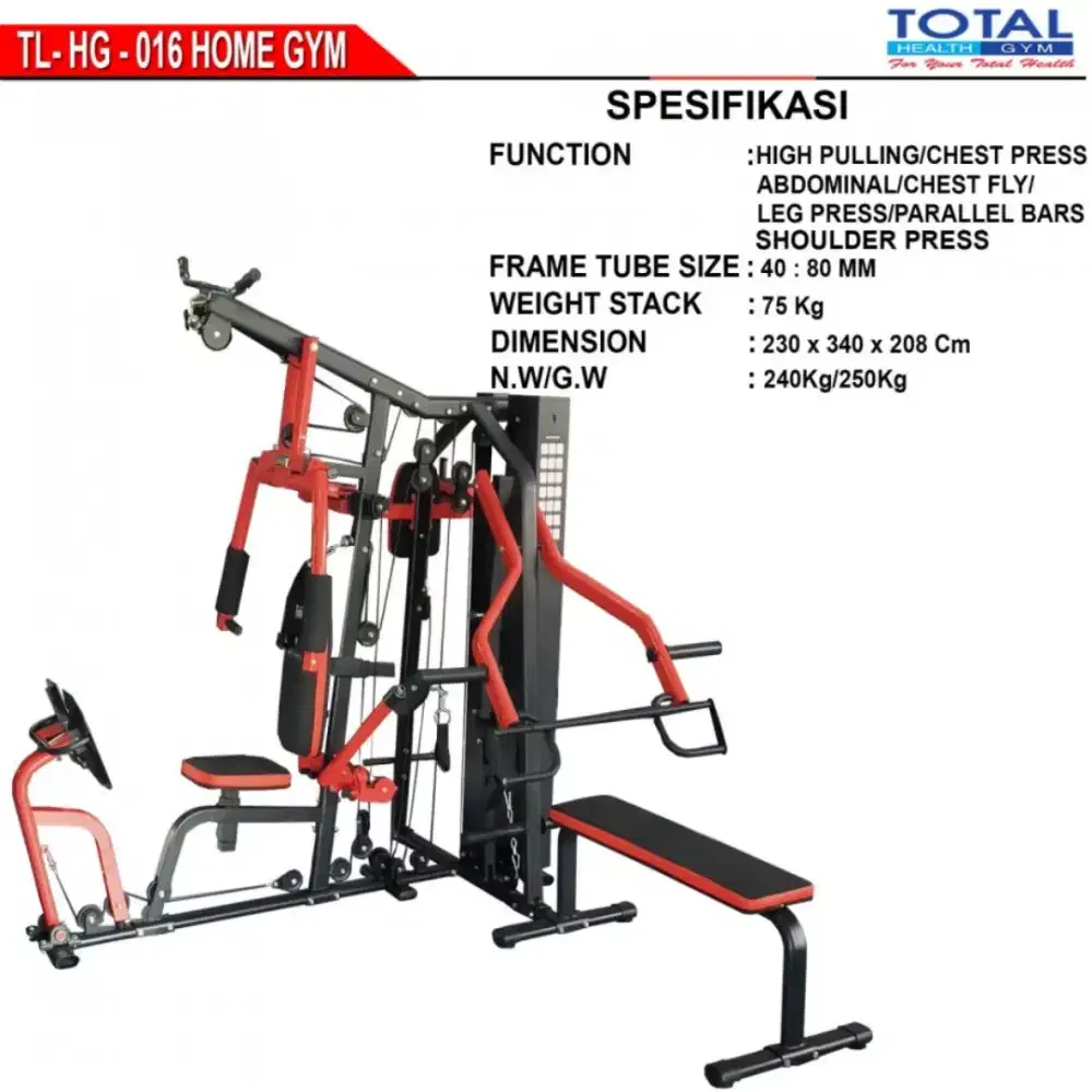 Home gym 3 sisi totalfit HG016