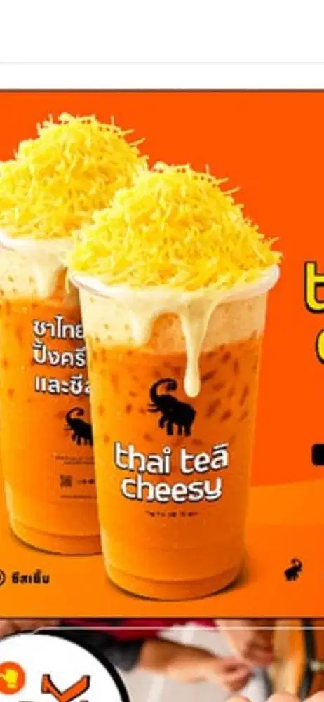 Thai tea chees cipinang