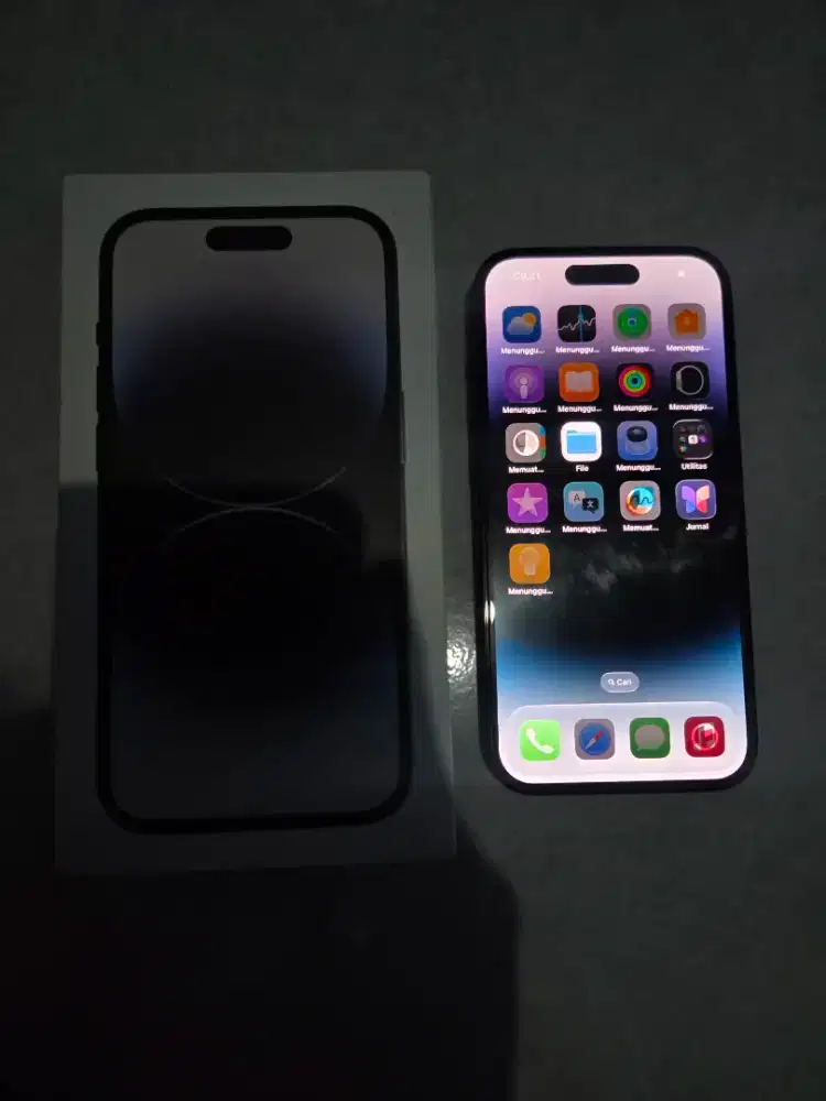 Jual ip 14pro 256gb ibox nominus orian fulset bh 84% mahar 12jt/turun