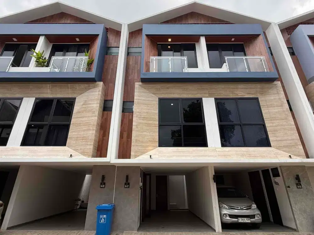 Hunian 3,5 Lantai Konsep Scandinavian ala Apartement di Cilandak, Jakarta Selatan