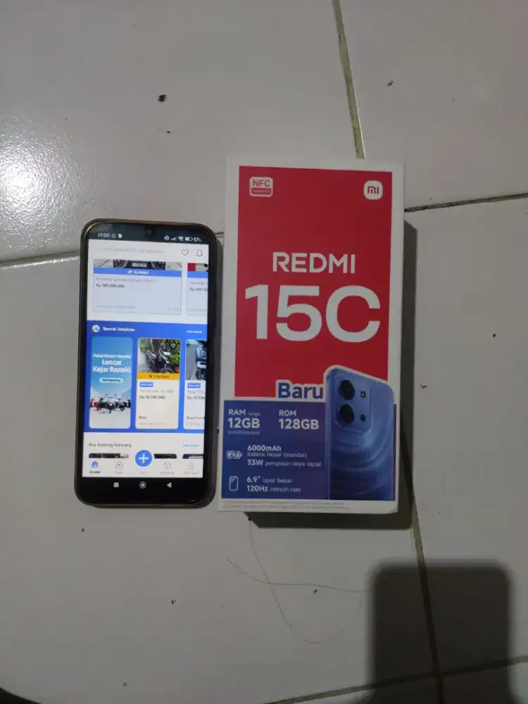 Hp Redmi 15C second mulus